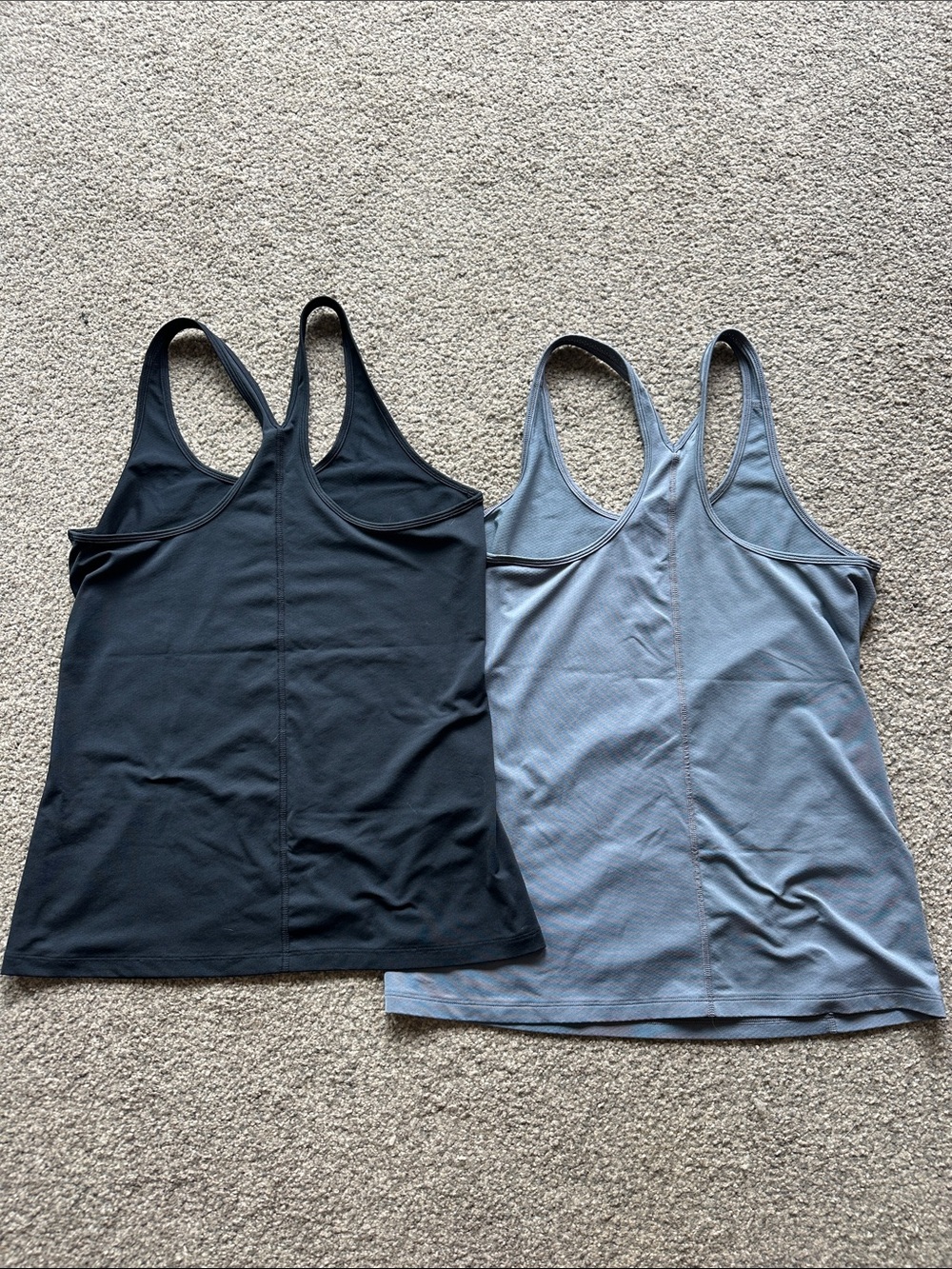 Under Armour Women's Racerback Tank Tops - Black & Light Gray - Picture 2 of 2